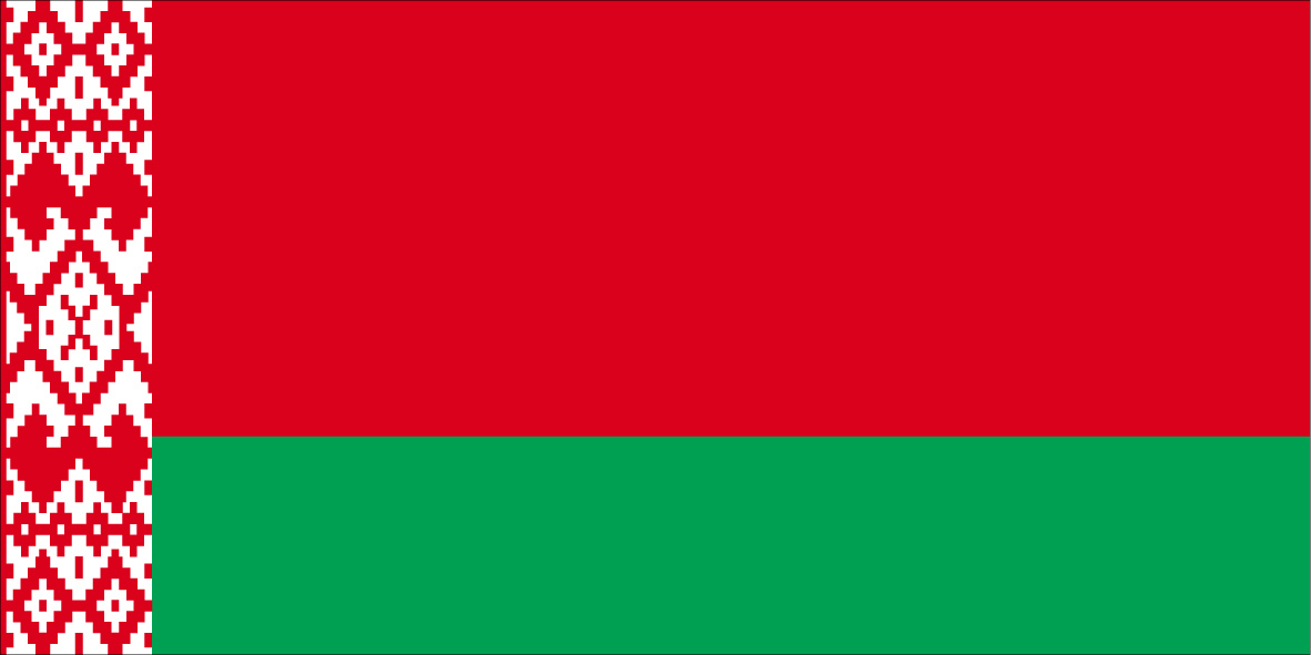 Bandeira Belarus, Bielorrúsia