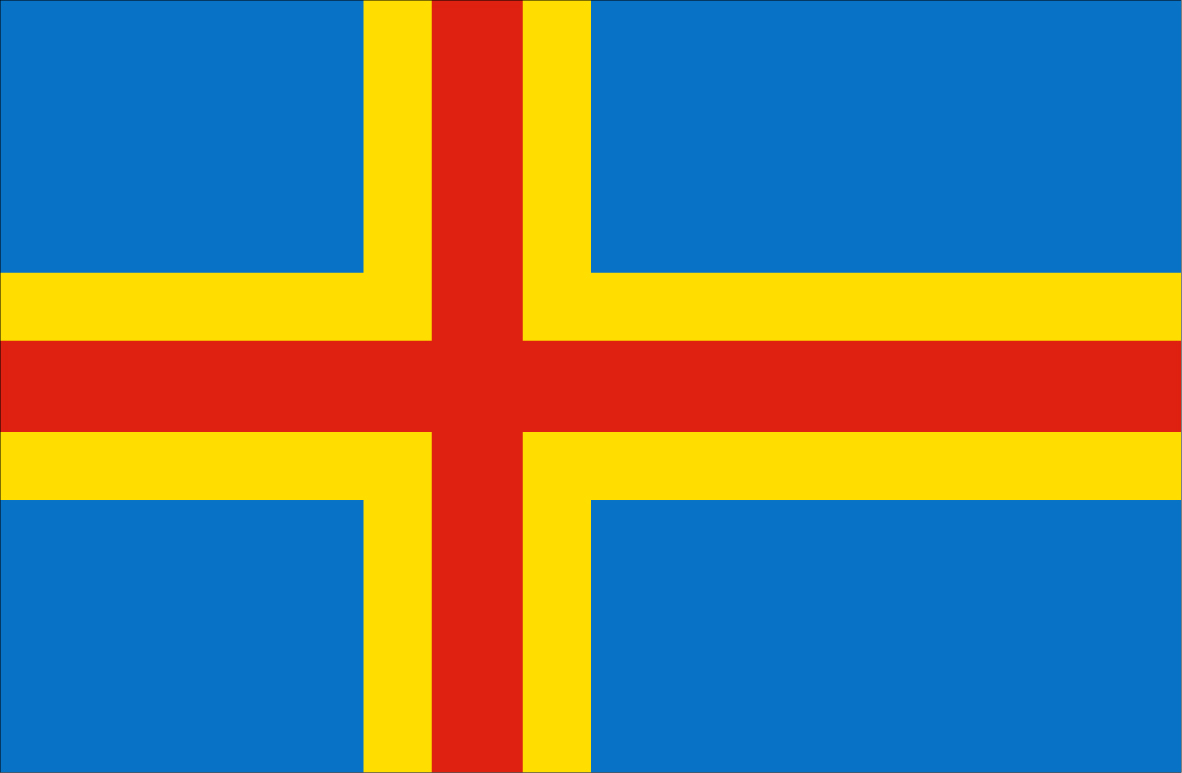 Bandeira Ilhas Aland