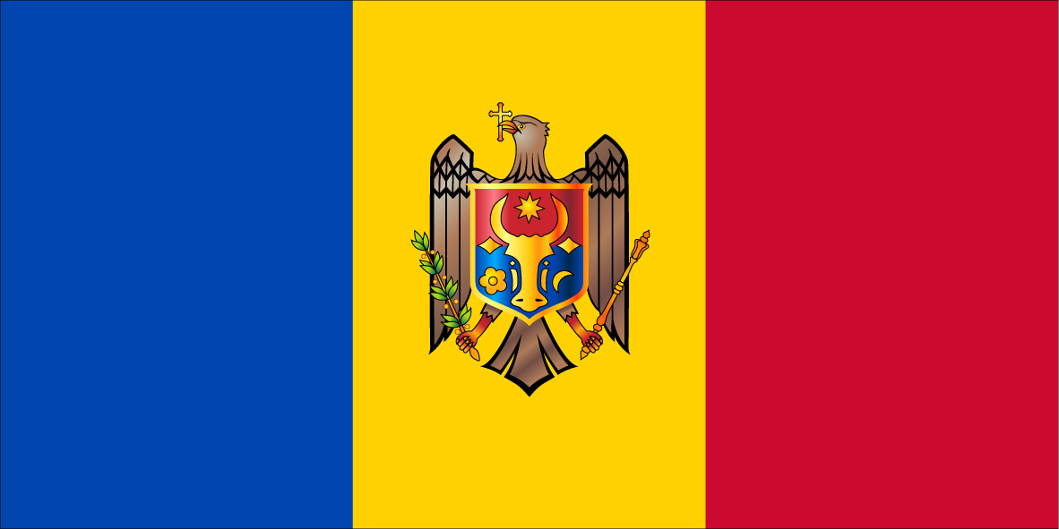 Bandeira Moldova, Moldávia