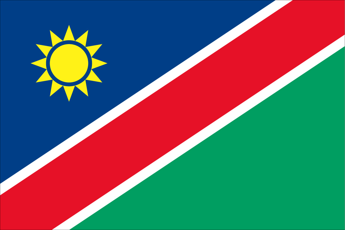 Bandeira Namibia