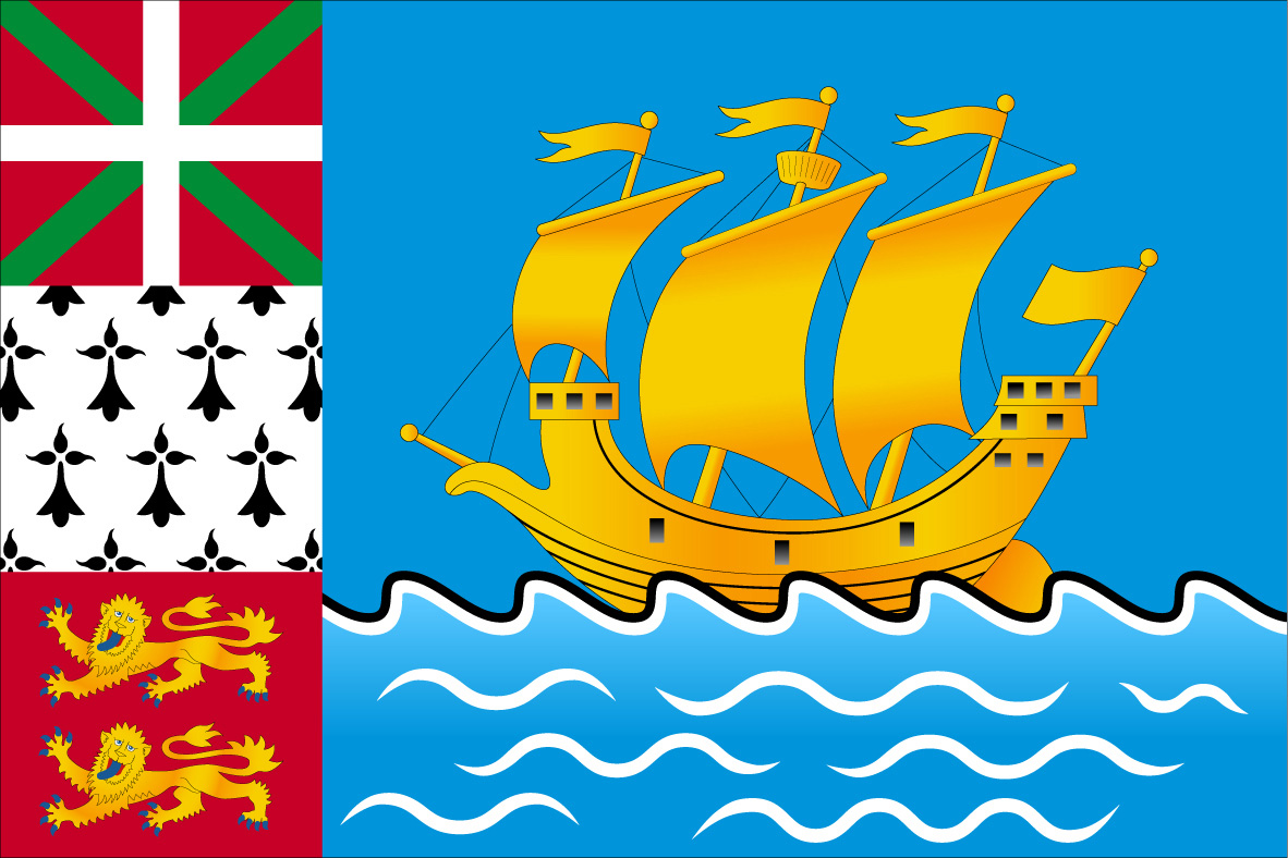 Bandeira Saint-Pierre Miquelon