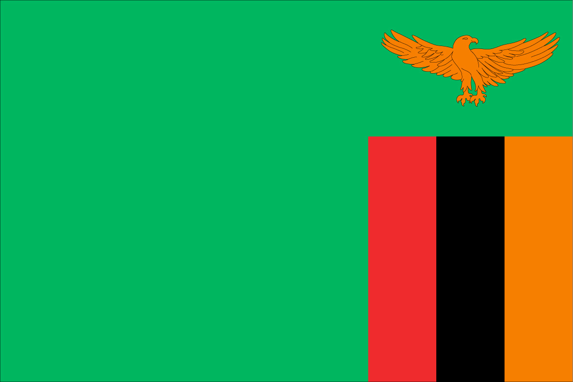 Bandeira Zambia