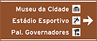 Placa de Identificaçao de atrativo turistico