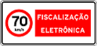 Placas de Fiscalizaçao eletronica 8