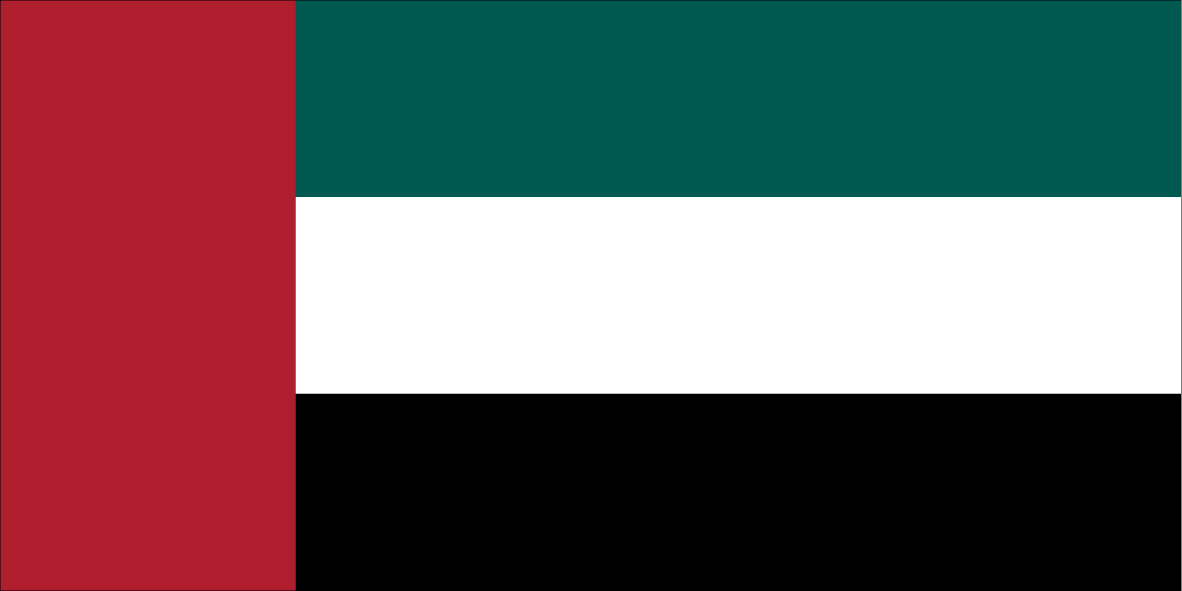 Bandeira Emirados Arabes Unidos
