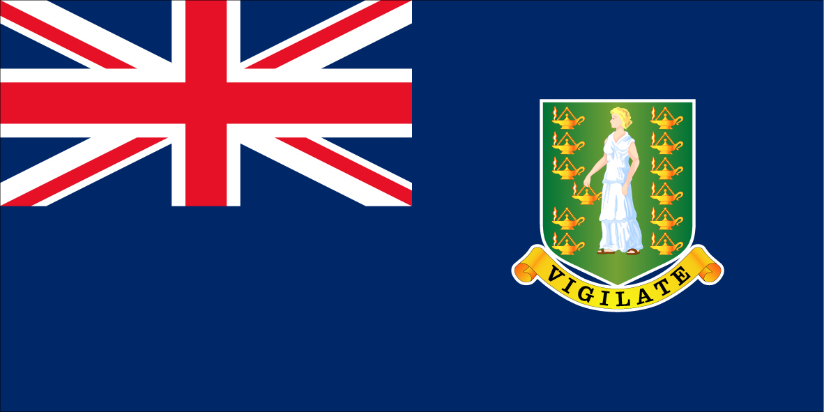Bandeira Ilhas Virgens Britanicas