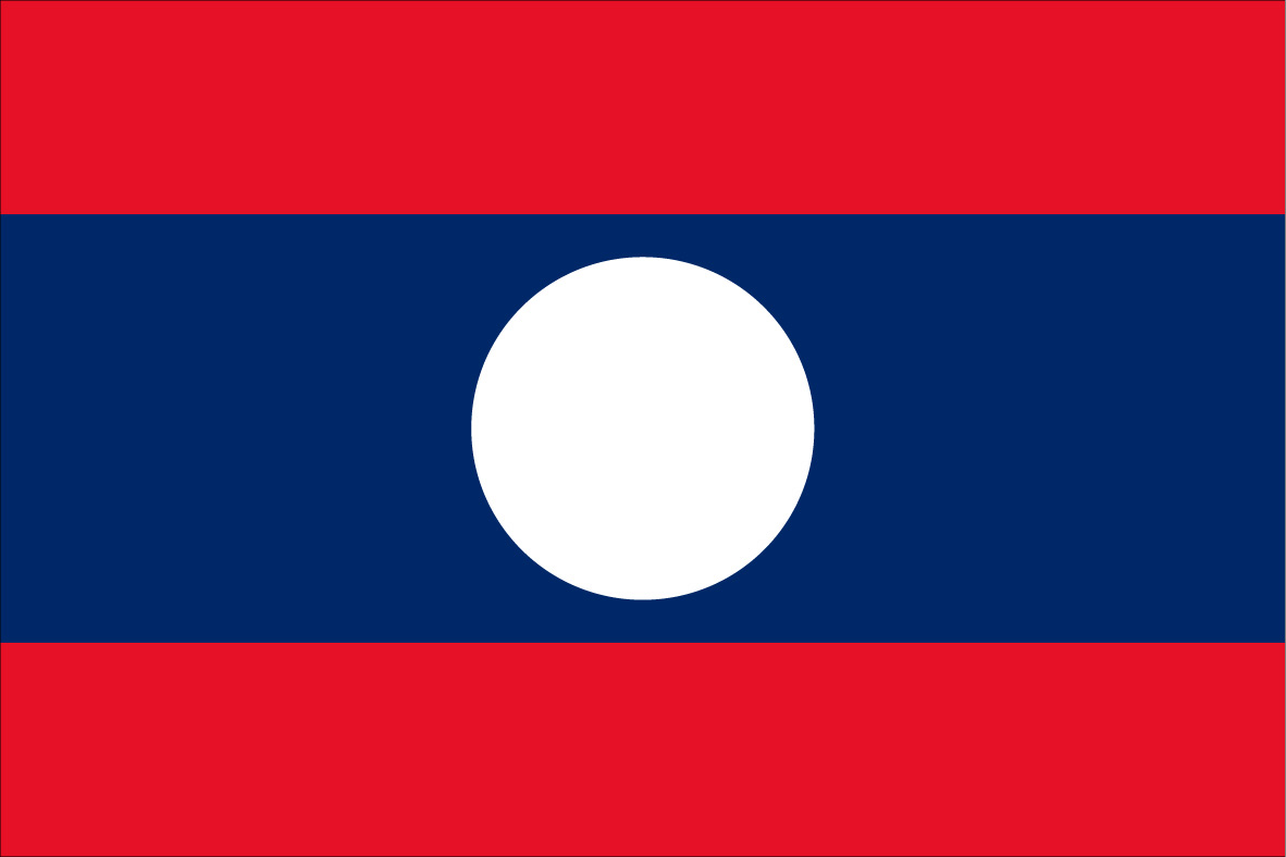Bandeira Laos
