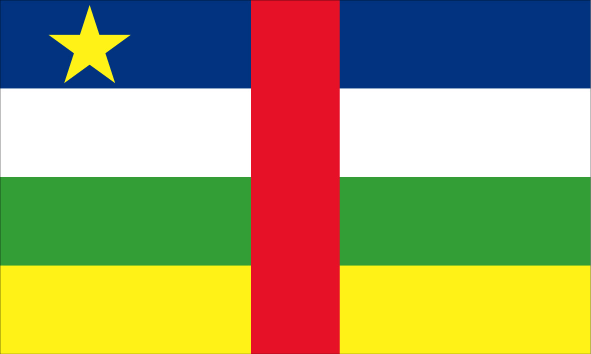 Bandeira Republica Centro-Africana