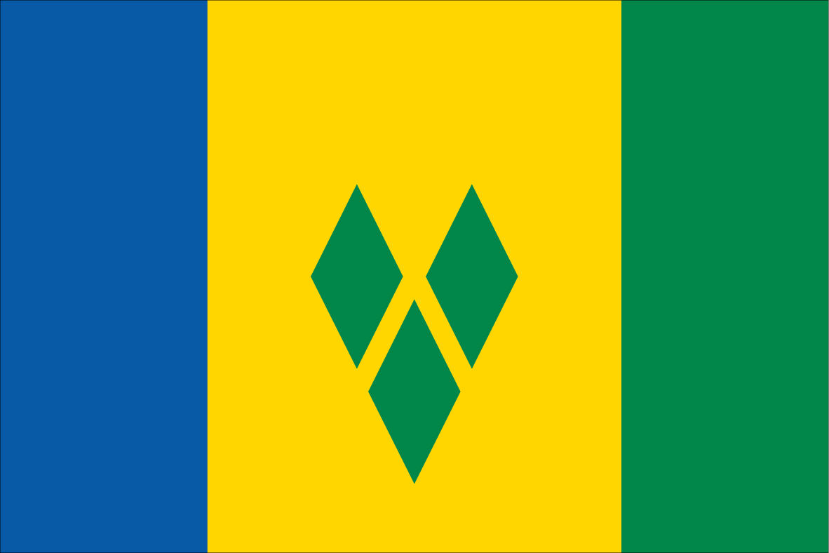 Bandeira Sao Vicente e Granadinas