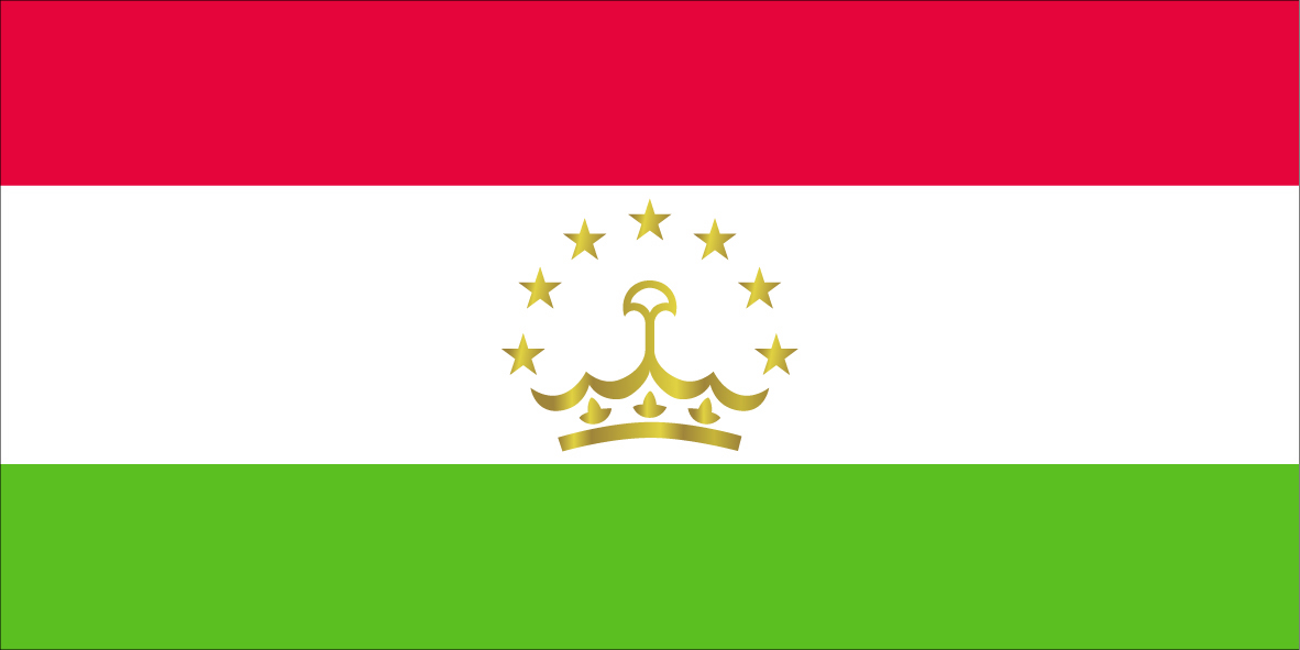 Bandeira Tajiquistao, Tadjiquistao