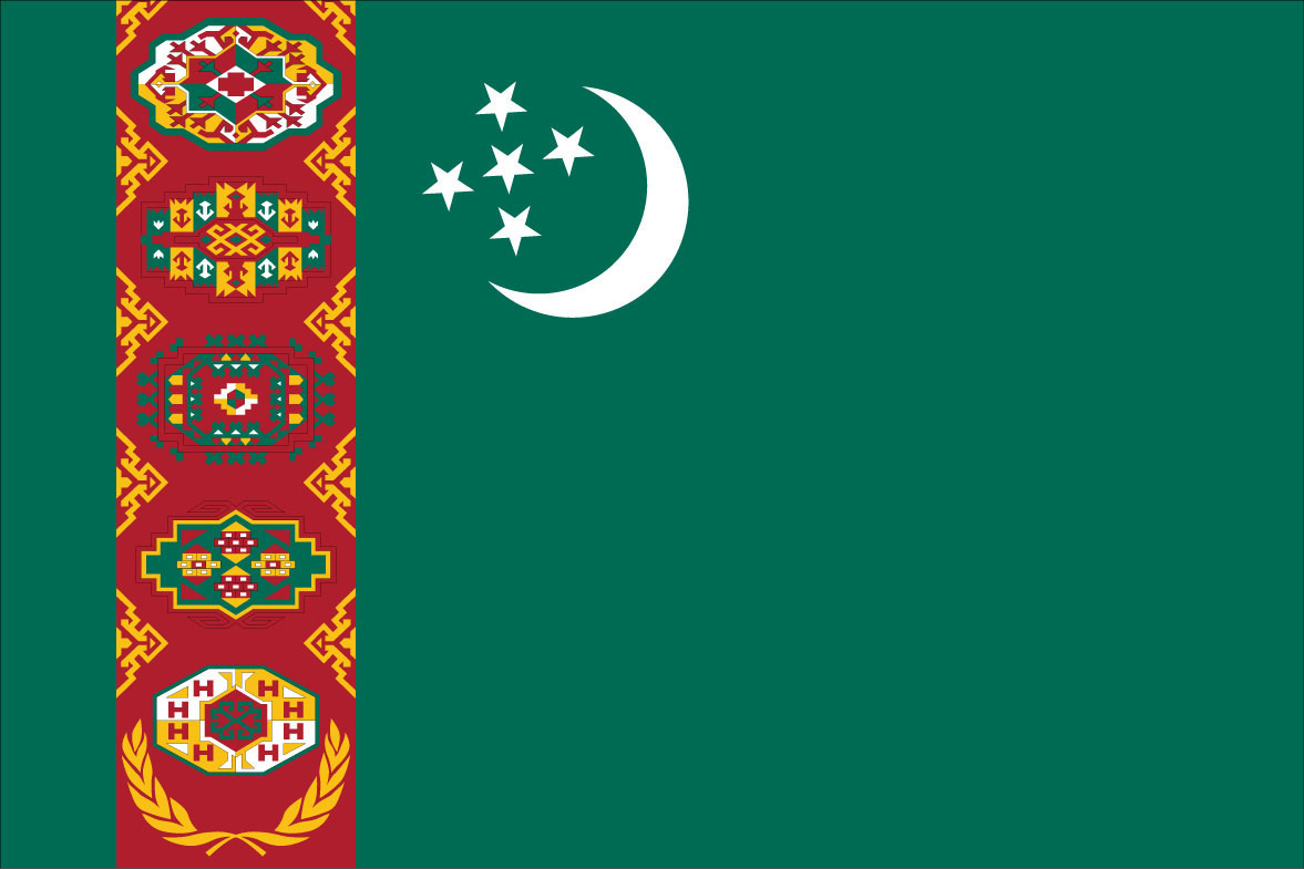 Bandeira Turcomenistao