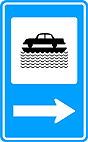Placa de Servicos Auxiliares – Transporte sobre agua