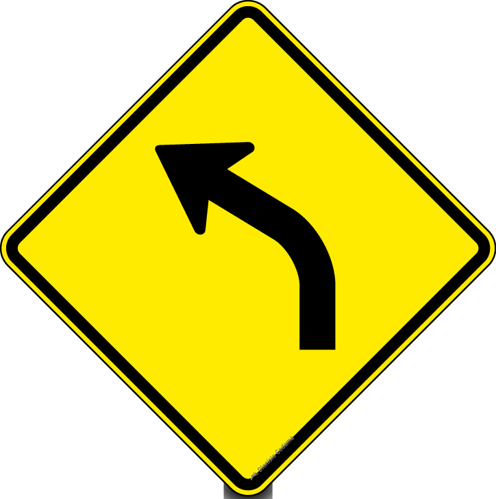 Curva a esquerda
